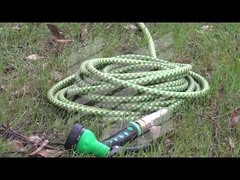 Гибкий тканевый садовый шланг / Катушка для шланга 50 м, новейший дизайн